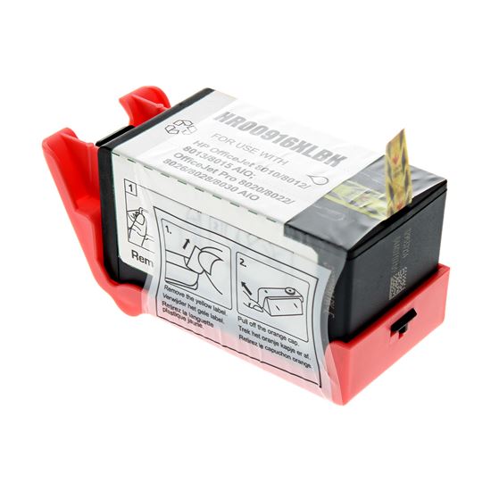 Remanufactured HP 916XL (3YL66AN) Inkjet Cartridge, Black 1500 Extra High Yield, New Chip, Firmware Safe 1