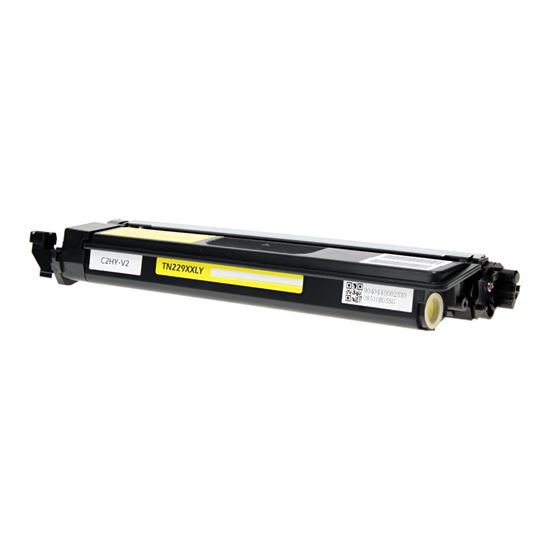 Compatible Brother TN229XXLY (TN229XXL) Toner Cartridge, Yellow 4K Super High Yield 1