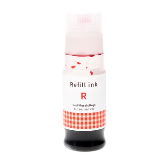 Compatible Canon GI-23R (4714C001) Inkjet Bottle, Red 70 ML 1