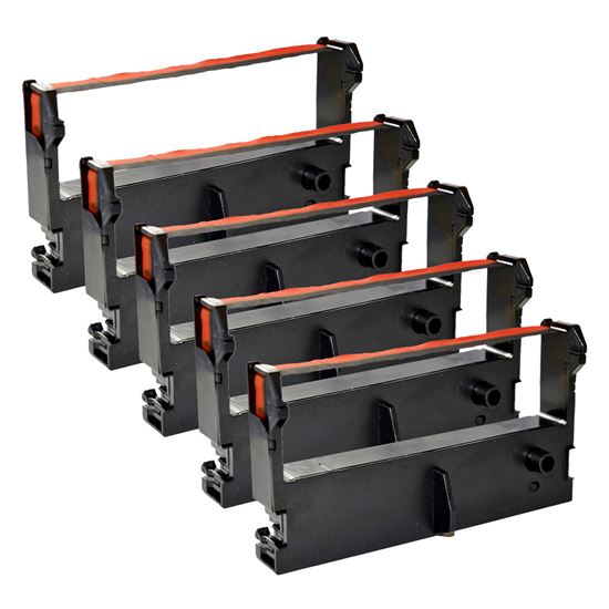 Compatible CITIZEN IR-31BR POS Ribbon, Black/Red, 6 Pack Value Pack 1