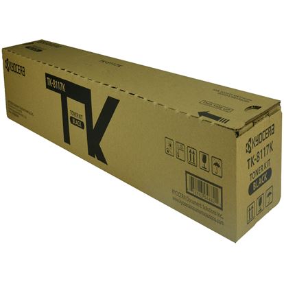 OEM Kyocera Mita TK-8117K (1T02P30US0) Toner Cartridge, Black 12K Yield 1