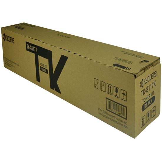 OEM Kyocera Mita TK-8117K (1T02P30US0) Toner Cartridge, Black 12K Yield 1