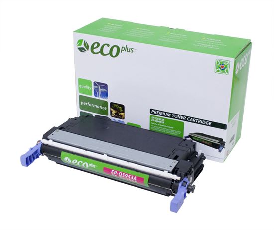 EcoPlus HP 643A (Q5953A) Toner Cartridge, Magenta 10K Yield, Made in USA 1