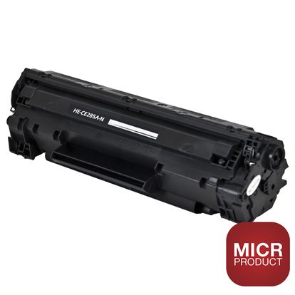 Compatible HP 85A (CE285A) MICR Toner Cartridge, Black 1.6K Yield 1