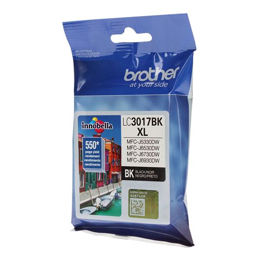 OEM Brother  (LC3017BK) Inkjet, Black 550 High Yield 1