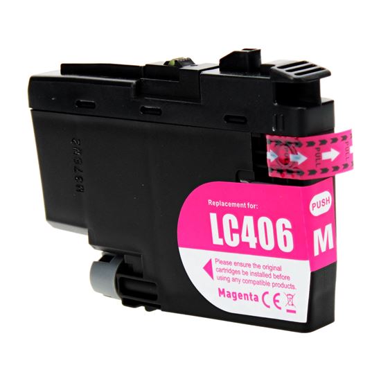Compatible Brother LC406M Inkjet Cartridge, Magenta 1500 Yield 1