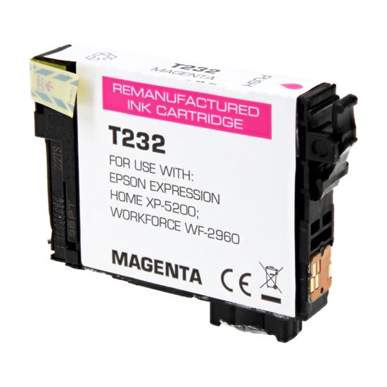 Remanufactured Epson 232 (T232320) Inkjet Cartridge, Magenta 140 Yield, 140 Yield 1