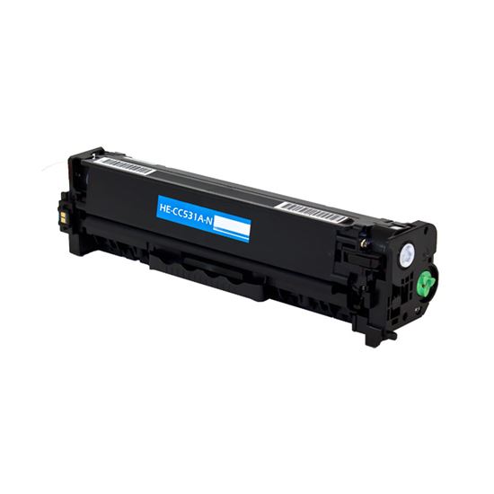 Remanufactured HP 304A (CC531A) Toner Cartridge, Cyan 2.8K Yield 1