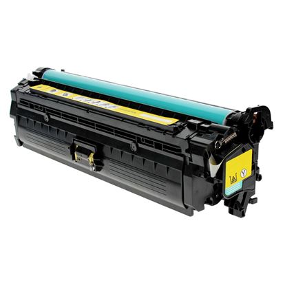 Remanufactured HP 651A (CE342A) Toner Cartridge, Yellow 16K Yield 1