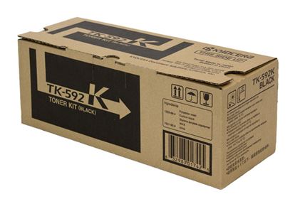 OEM Kyocera Mita TK-592K (1T02KV0US0) Toner Cartridge, Black 7K Yield 1