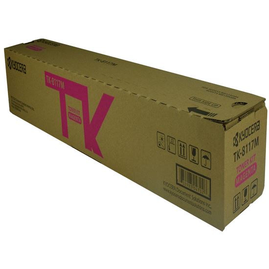 OEM Kyocera Mita TK-8117M (1T02P3BUS0) Toner Cartridge, Magenta 6K Yield 1