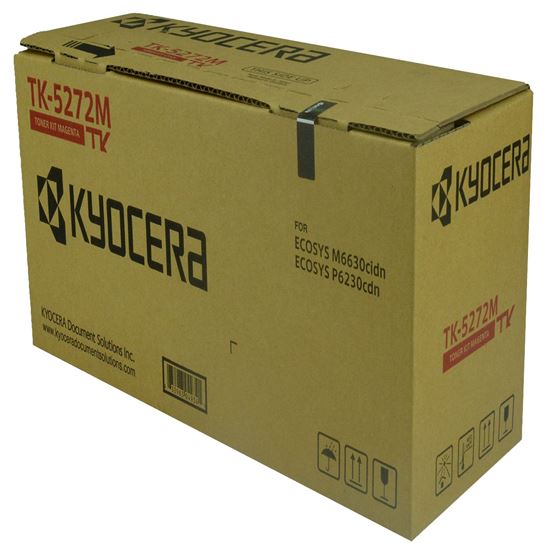OEM Kyocera Mita TK-5272M (1T02TVBUS0) Toner Cartridge, Magenta 6K Yield 1