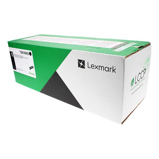 OEM Lexmark  (72K10K0) Toner Cartridge, Black 8K Yield, Return Program 1