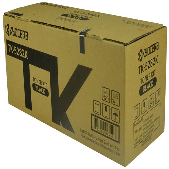 OEM Kyocera Mita TK-5282K (1T02TW0US0) Toner Cartridge, Black 13K Yield 1