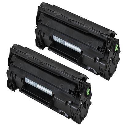 Compatible Canon CRG-137 (9435B001AA) Toner Cartridge, Black 2.4K Yield, 2 Cartridge Value Pack 1