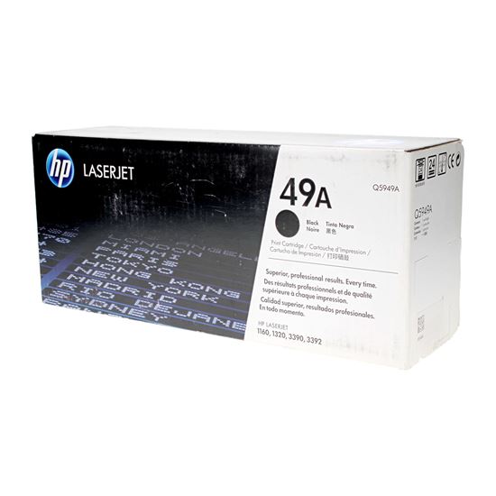 OEM HP 49A (Q5949A) Toner Cartridge, Black 2.5K Yield 1