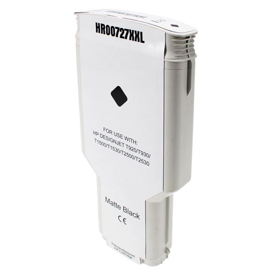 Remanufactured HP 727 (C1Q12A) Wide Format, Matte Black 300ml 1