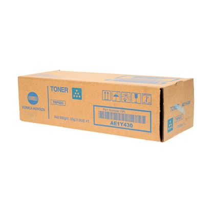 OEM Konica Minolta TNP92C (AE1Y430) Toner Cartridge, Cyan 4K Yield 1