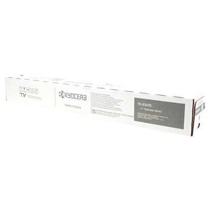 OEM Kyocera Mita TK-8367K (1T02YP0US0) Toner Cartridge, Black 25K Yield 1