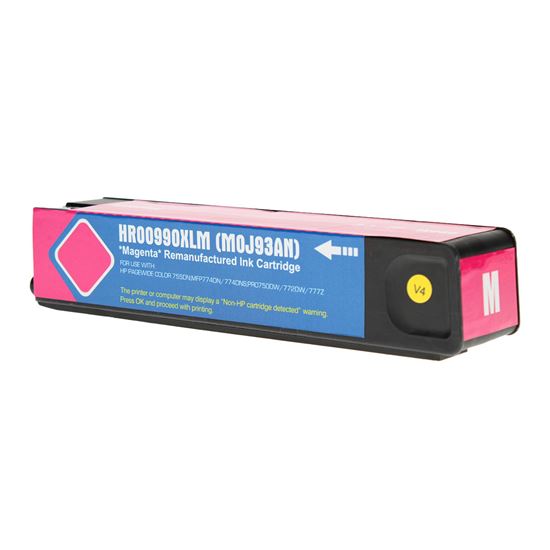 Remanufactured HP 990X (M0J93AN) InkJet Cartridge, Magenta 20K High Yield 1