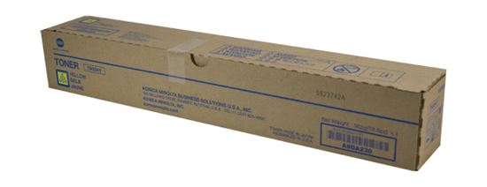 OEM Konica Minolta TN324Y (A8DA230) Toner Cartridge, Yellow 26K Yield 1