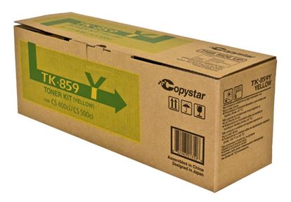OEM Copystar TK-859Y (1T02H7ACS0) Toner Cartridge, Yellow 18K Yield 1