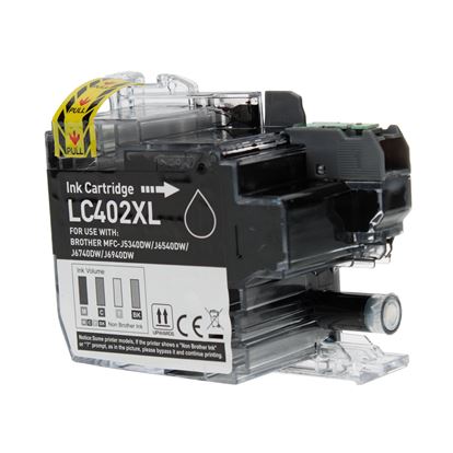 Compatible Brother LC402XLBK Inkjet Cartridge, Black 3000 High Yield 1