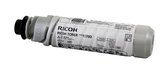 OEM Ricoh Type 1170D, Type 1270D (841718) Toner Cartridge, Black 7K Yield 1