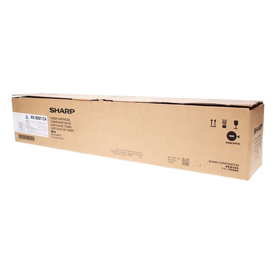 OEM Sharp  (MX-80NTCA) Toner Cartridge, Cyan 50l Yield 1