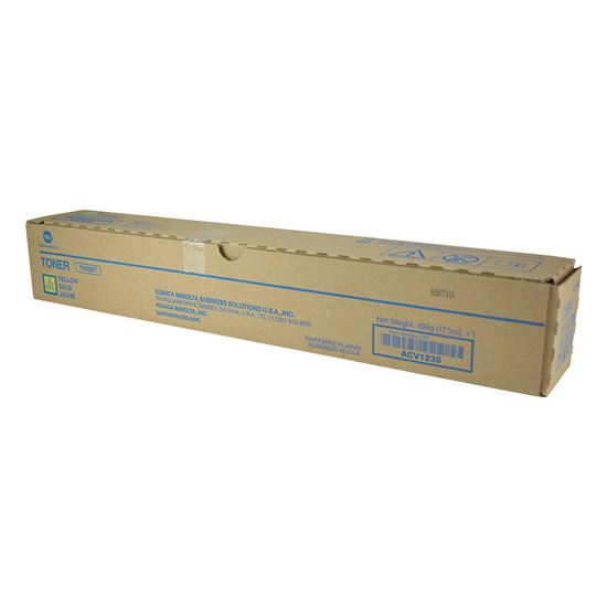 OEM Konica Minolta TN626Y (ACV1230) Toner Cartridge, Yellow 28K Yield 1