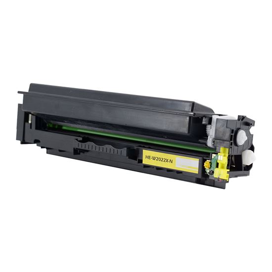Compatible HP 414X (W2022X) Toner Cartridge, Yellow 6K High Yield, (New Chip) 1