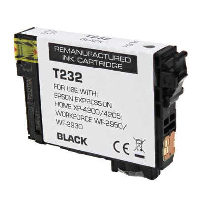 Remanufactured Epson 232 (T232120) Inkjet Cartridge, Black 150 Yield, 150 Yield 1