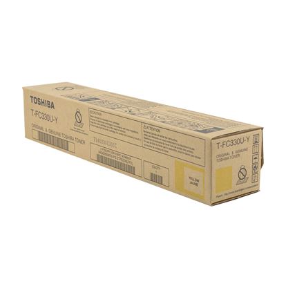 OEM Toshiba T-FC330U-Y (TFC330UY) Toner Cartridge, Yellow 17.4K Yield 1