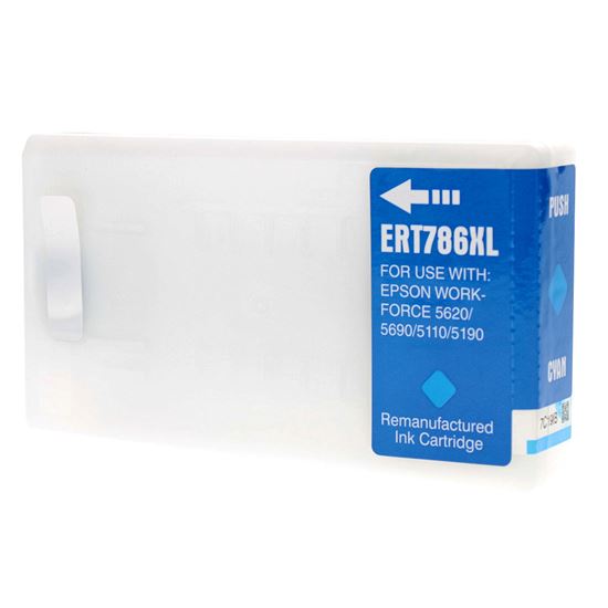 Remanufactured Epson 786XL (T786XL220) InkJet Cartridge, Cyan 2000 Ultra High Yield 1