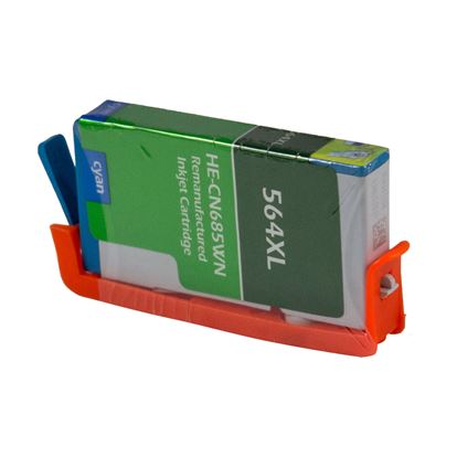 Compatible HP 564XL (CB323WN) InkJet Cartridge, Cyan 750 High Yield 1