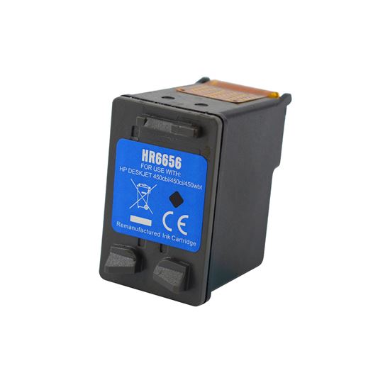 Remanufactured HP 56 (C6656AN) InkJet Cartridge, Black 450 Yield 1