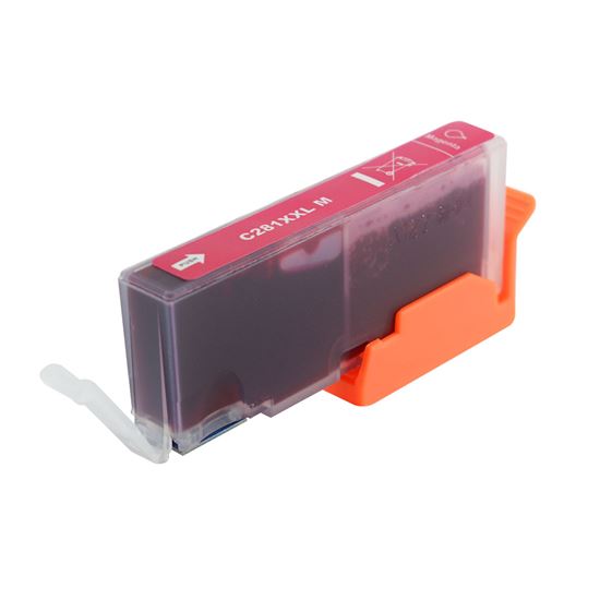 Remanufactured Canon 281XXL (CLI-281M) InkJet Cartridge, Magenta 11.7ml Extra High Yield 1