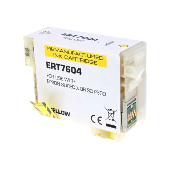 Remanufactured Epson 760 (T760420) Wide Format, Yellow 25.9ml Yield 1