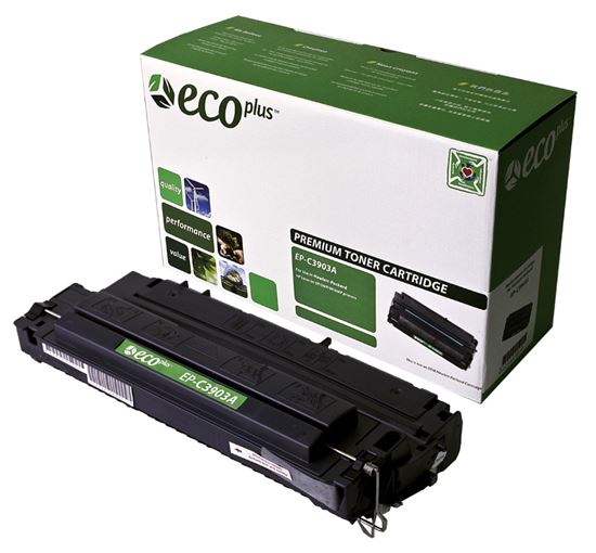 EcoPlus HP 03A (C3903A) Toner Cartridge, Black 4K Yield, Made in USA 1