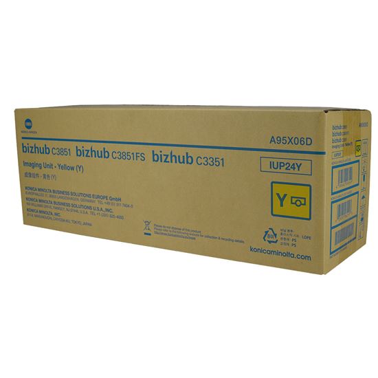 OEM Konica Minolta IUP24Y (A95X06D) Imaging Unit, Yellow 50K Yield 1