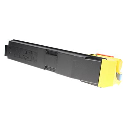 Compatible Kyocera Mita TK-8307Y (1T02LKAUS0) Toner Cartridge, Yellow 15K Yield, TAA Compliant, Made in USA 1