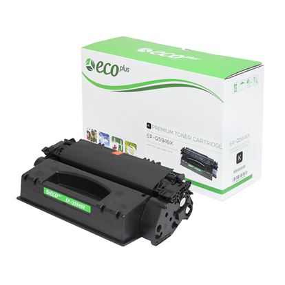 EcoPlus HP 49X (Q5949X) Toner Cartridge, Black 6K High Yield 1