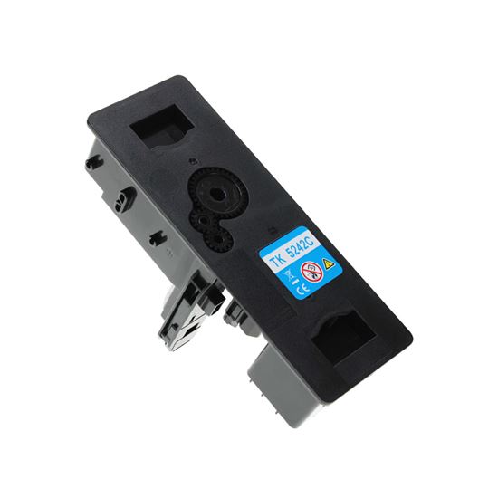 Compatible Kyocera Mita TK-5242C (1T02R7CUS0) Toner Cartridge, Cyan 3K Yield, TAA Compliant, Made in USA 1
