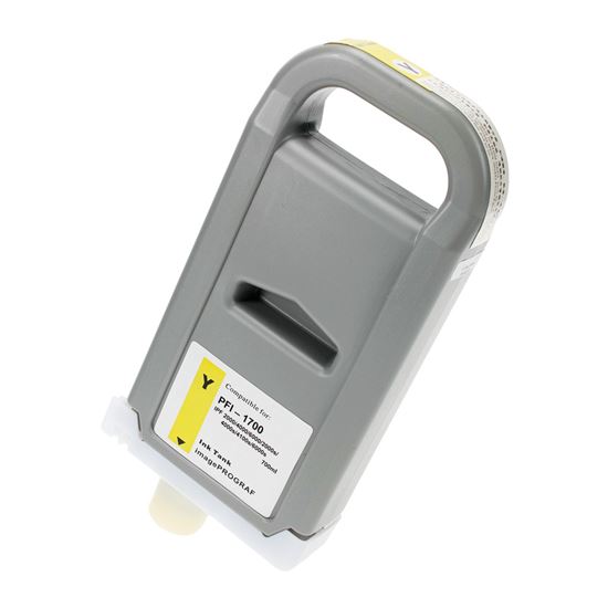 Remanufactured Canon PFI-1700Y (0778C001) Wide Format, Yellow 700ml 1