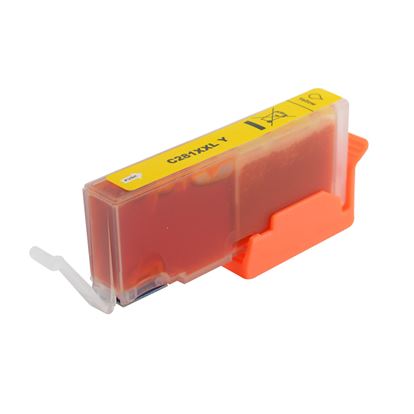 Remanufactured Canon 281XXL (CLI-281Y) InkJet Cartridge, Yellow 11.7ml Extra High Yield 1