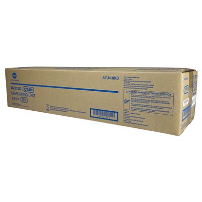OEM Konica Minolta DV313C (A7U40KD) Developer Unit, Cyan 600K Yield 1