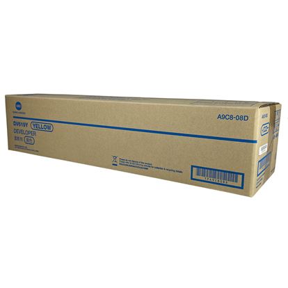 OEM Konica Minolta DV619Y (A9C808D) Developer Unit, Yellow 600K Yield 1