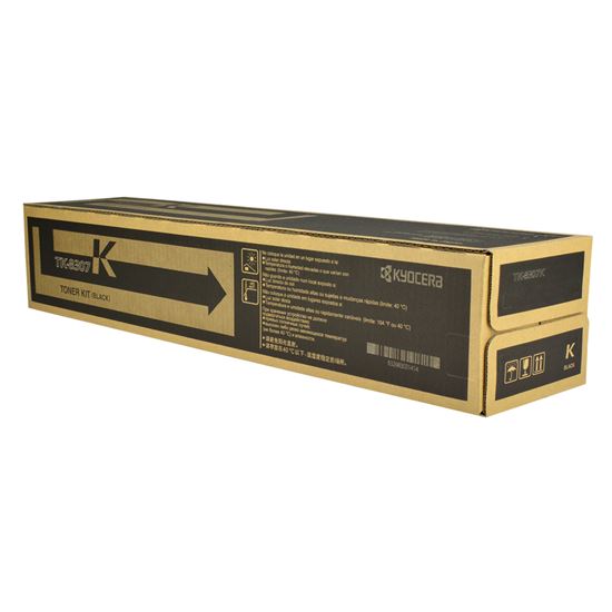OEM Kyocera Mita TK-8307K (1T02LK0US1) Toner Cartridge, Black 25K Yield 1