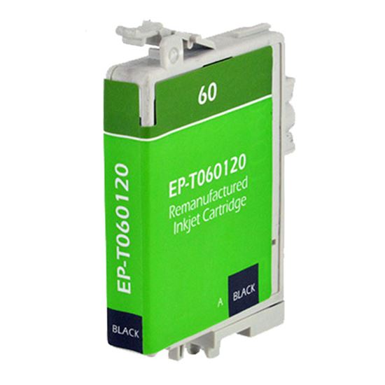 Remanufactured Epson 60 (T060120) InkJet Cartridge, Black 400 Yield 1