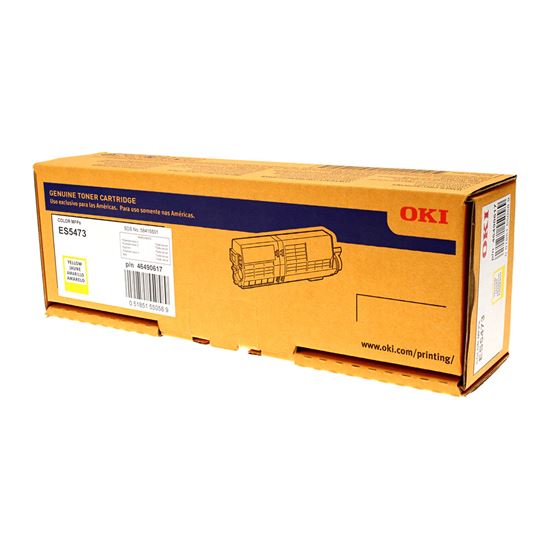 OEM Okidata  (46490617) Toner Cartridge, Yellow 5.3K Yield 1